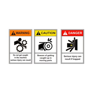 標簽 豎向型 警告/注意/危險