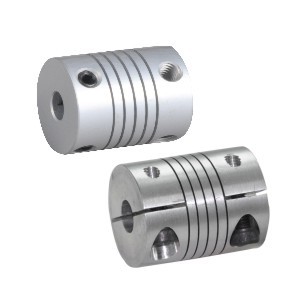 經濟型螺紋線式聯軸器 鋁合金 螺釘固定型/螺釘夾緊型